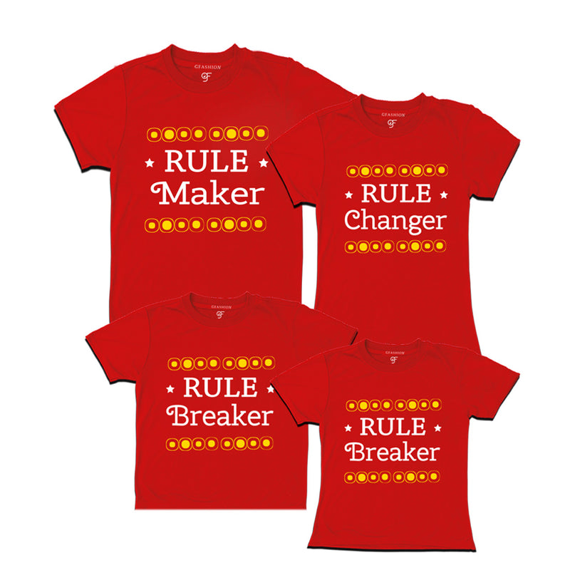 Rule Maker-Changer Breaker T-shirts For Family