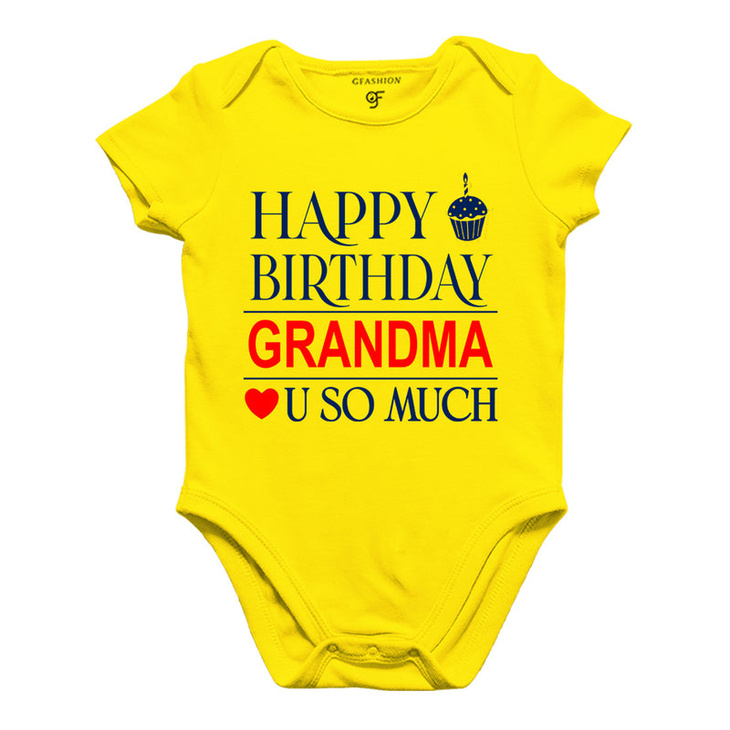 Happy Birthday Grandma Love u so much-Body suit-Rompers in Yellow Color available @ gfashion.jpg