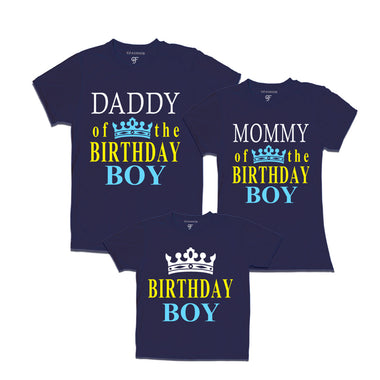 Dad, Mom with Birthday Boy T- shirts