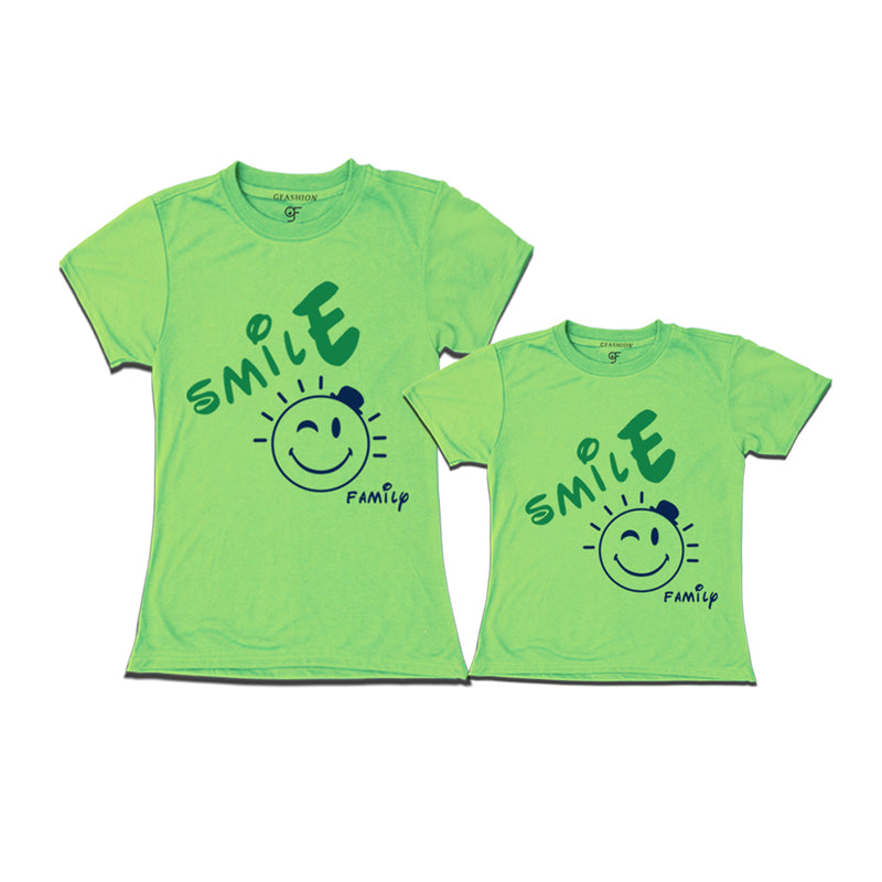 smiley face t shirt for family