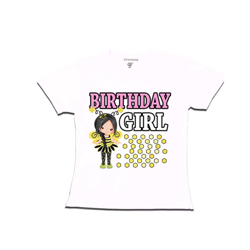 Bee Theme Birthday Girl T-shirts