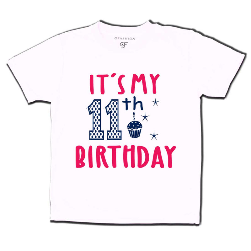 11th Birthday girl T-shirt