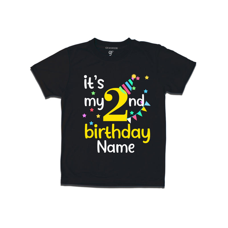buy now 2nd birthday t-shirts for boys ,2nd birthday t-shirts for girls from birthday dress collection @ gfashion india