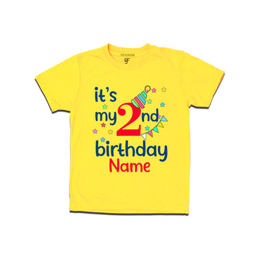 It's my 2nd birthday t shirts for boys-girls