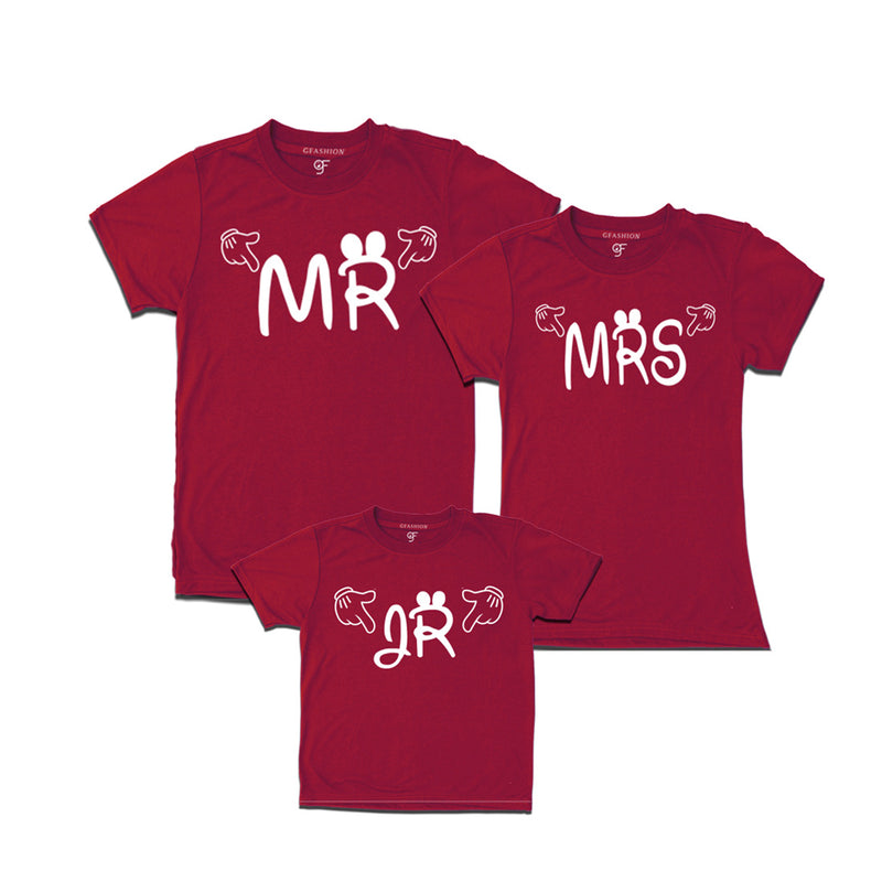 Mr Mrs and Jr T-shirts