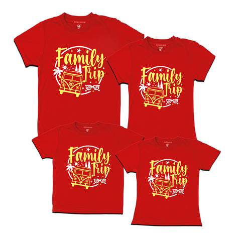 Family trip vacation group tees