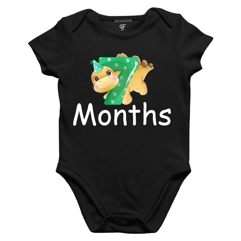 Seven Month Baby BodySuit in Black Color avilable @ gfashion.jpg