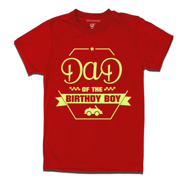 dad of the birthday boy t shirt