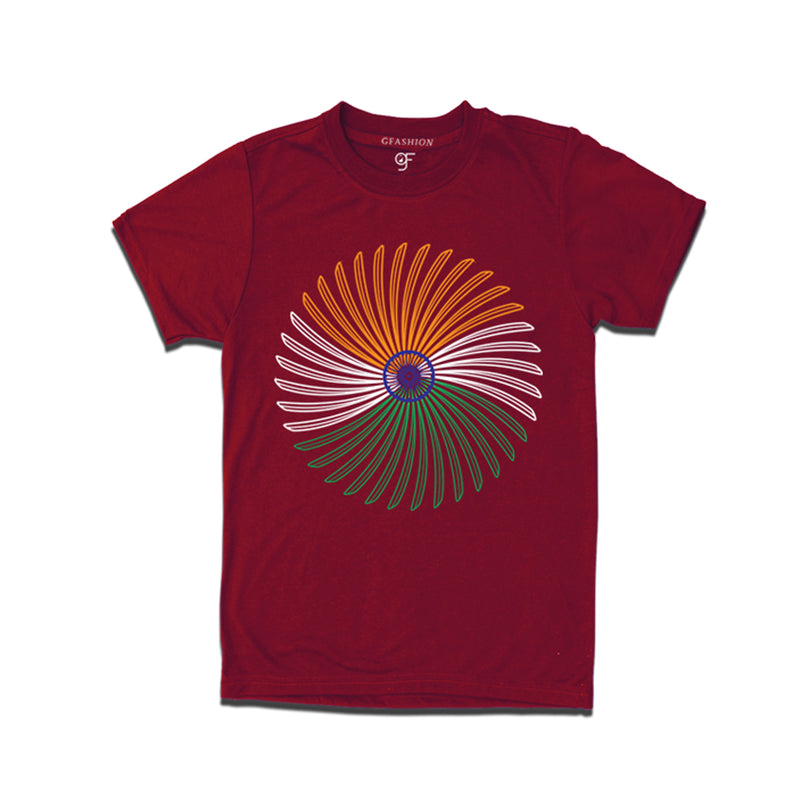 Indian tricolor t shirt-Men T-shirts