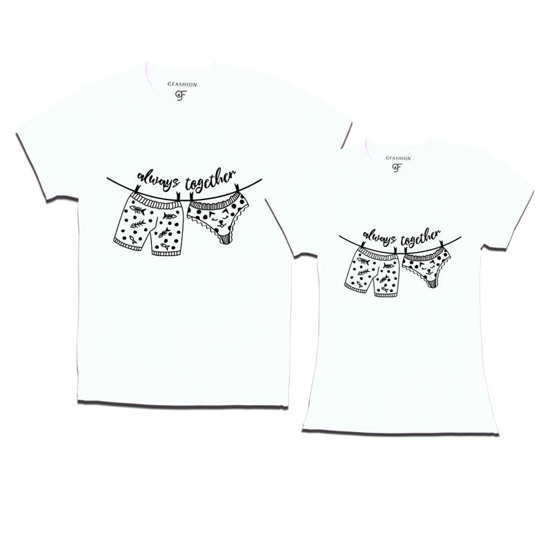 always together couple t-shirts
