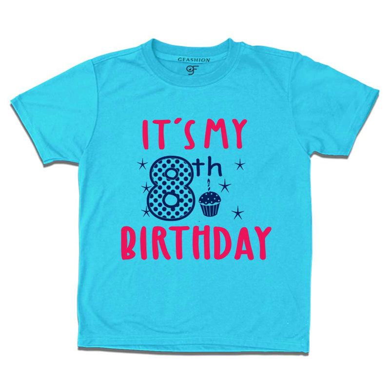 8th Birthday Girl T-shirt