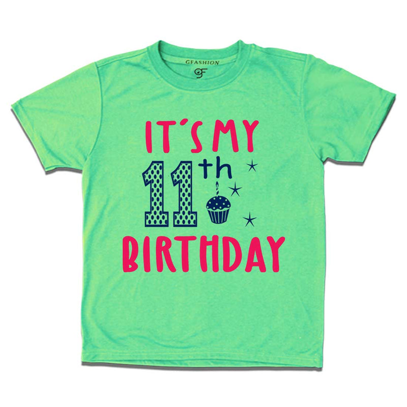 11th Birthday girl T-shirt