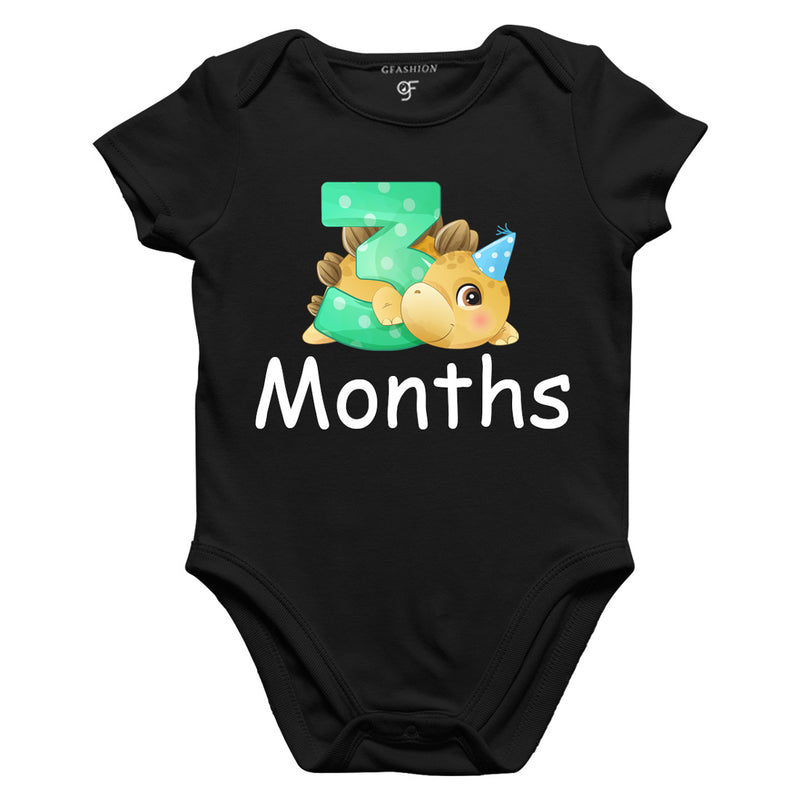 Three Month Baby BodySuit in Black Color avilable @ gfashion.jpg
