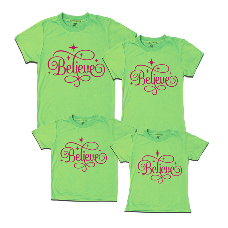 Believe-Christmas Family T-shirts