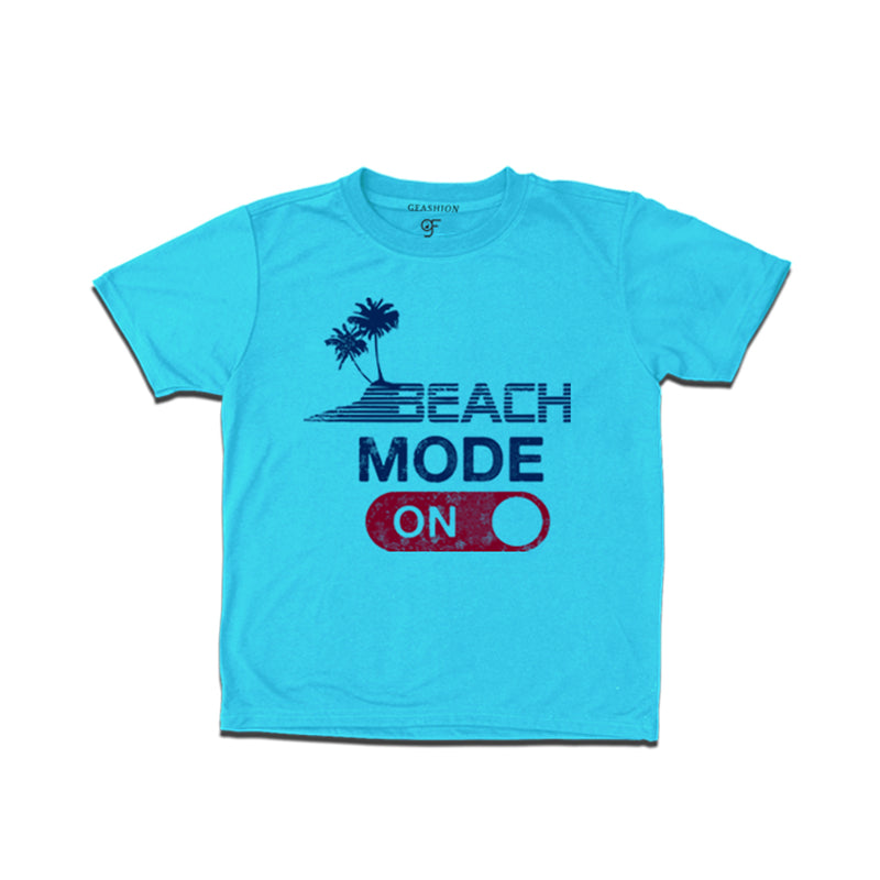 beach mode on boy t shirt