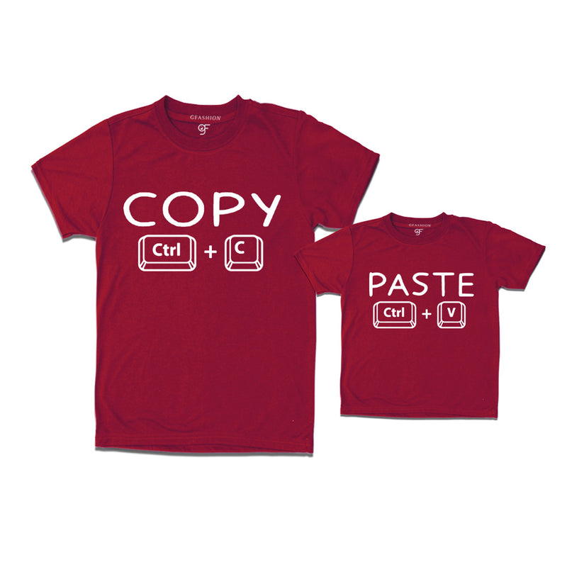 Copy Paste t shirts dad daughter