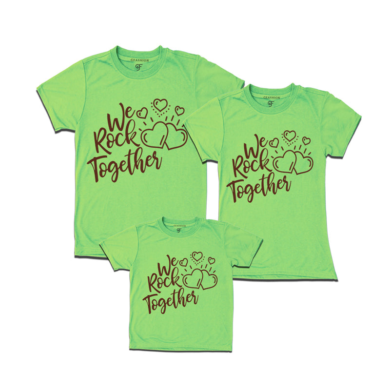 we rock together family t shirts