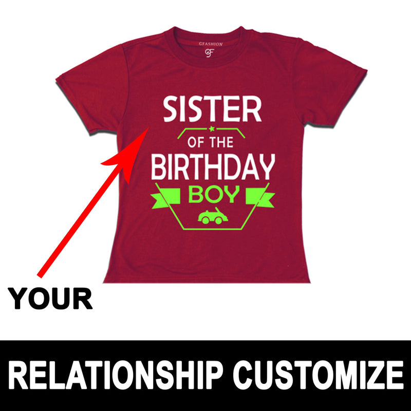 T-shirts For Birthday Boy's Family and Friends Relation