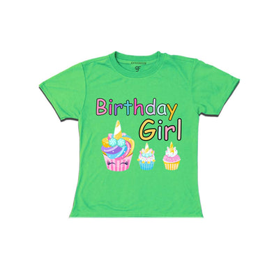 Unicorn Cake Theme Birthday Girl T-shirts