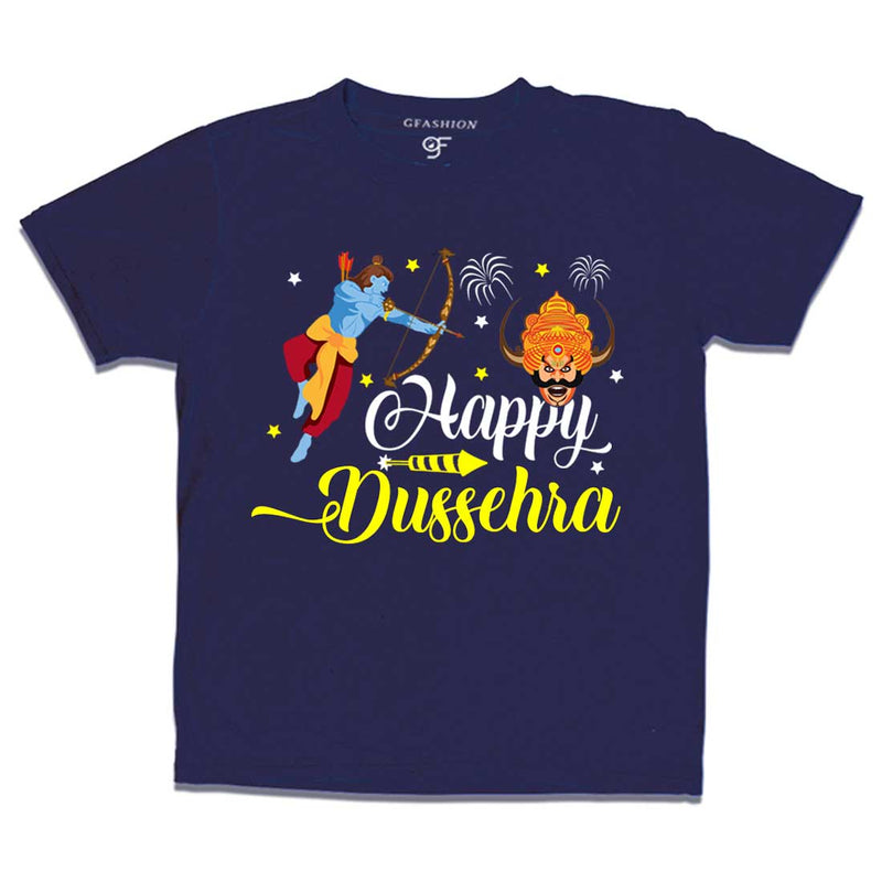 Happy Dussehra Boy T-shirt in Navy Color available @ gfashion.jpg