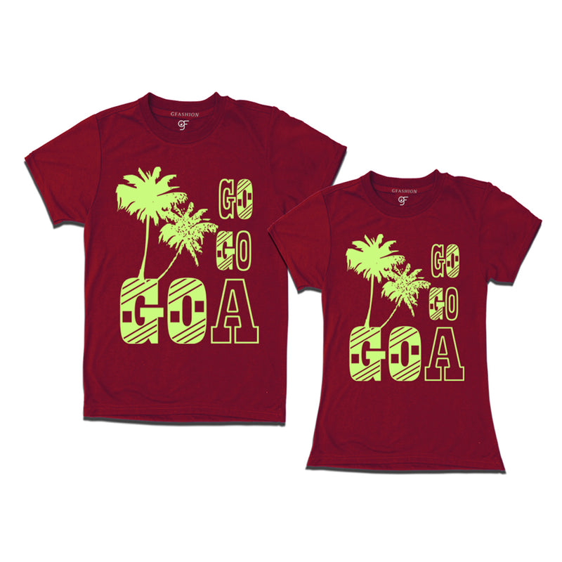 matching couples t-shirt for vacation goa