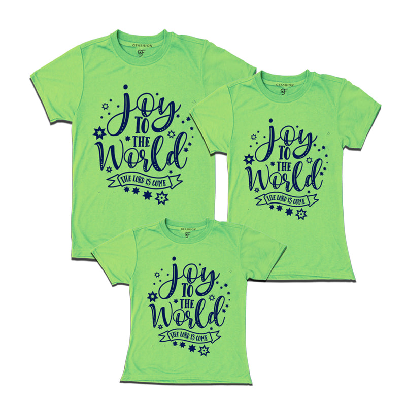 celebrate this Christmas joy to the world with matching t-shirt
