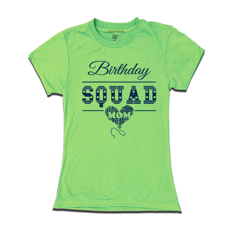 birthday squad t shirts for women