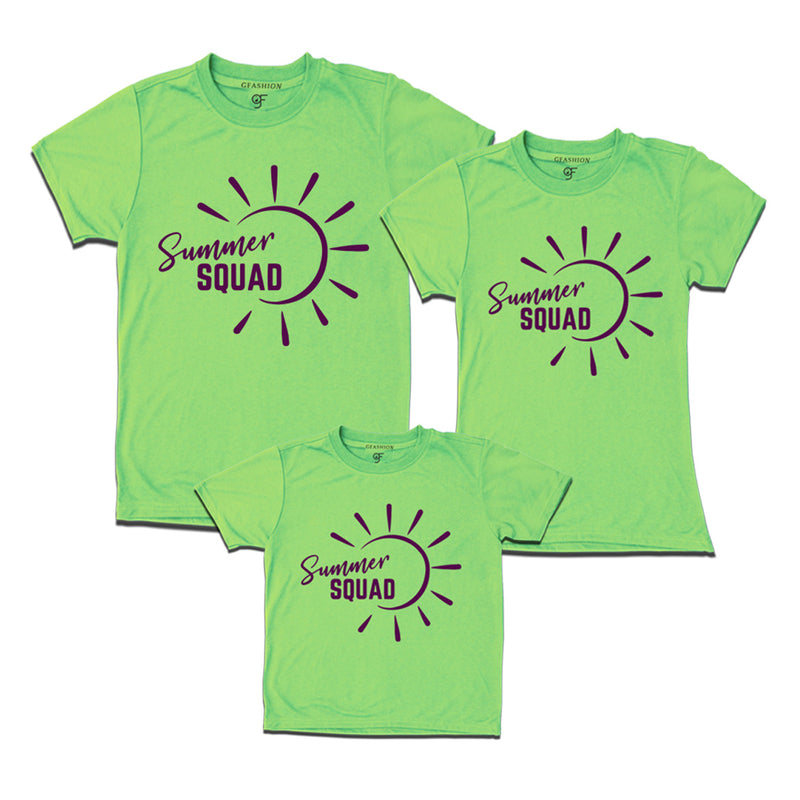 summer squad printed t shirts