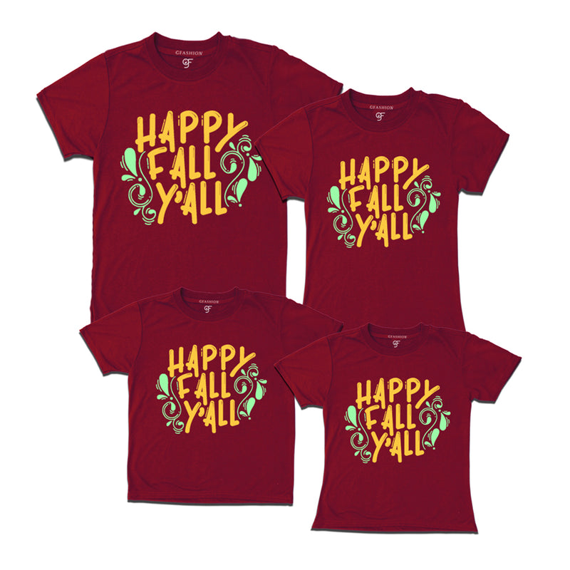 happy fall y'all t shirts