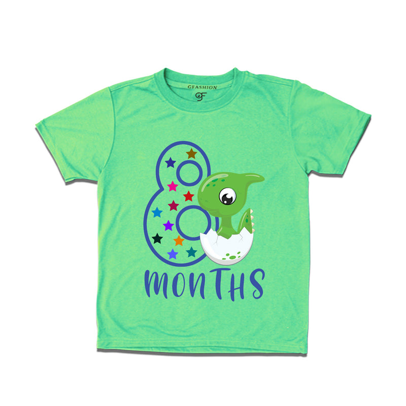 Eight Month Baby T-shirt in Pista Green Color avilable @ gfashion.jpg