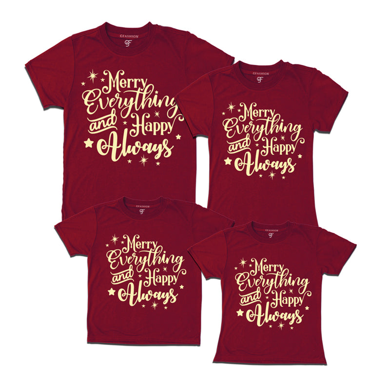 Merry everything-couple and family tees