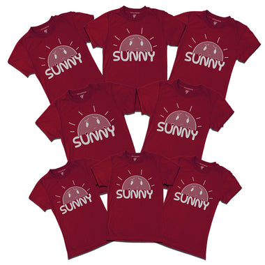 Sunny-summer vacation group t shirts
