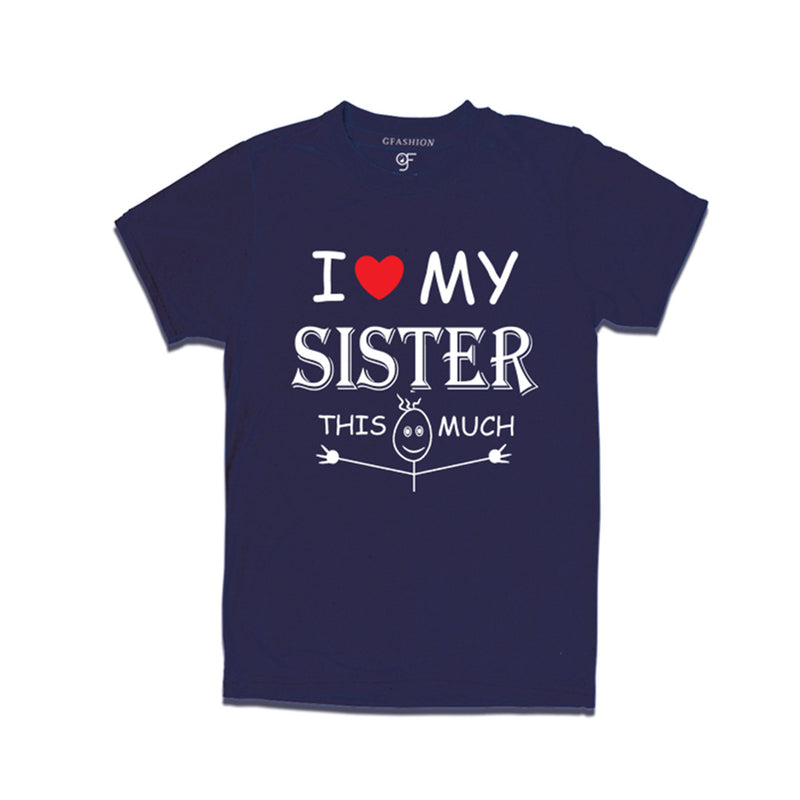 I love My Sister T-shirt in Navy Color available @ gfashion.jpg