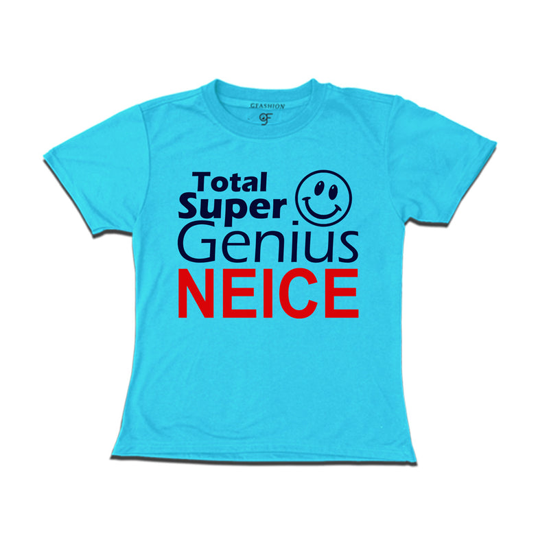 Super Genius Neise T-shirts-sky blue-gfashion