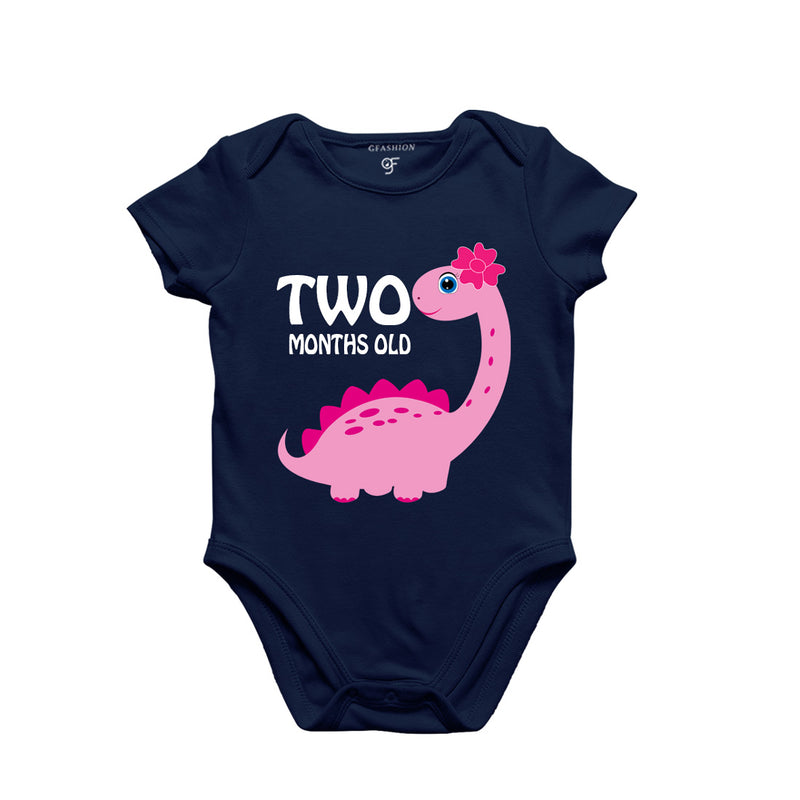 Two Month Baby Bodysuit-Rompers in Navy Color avilable @ gfashion.jpg
