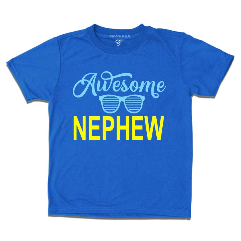Awesome Nephew T-shirts-blue-gfashion