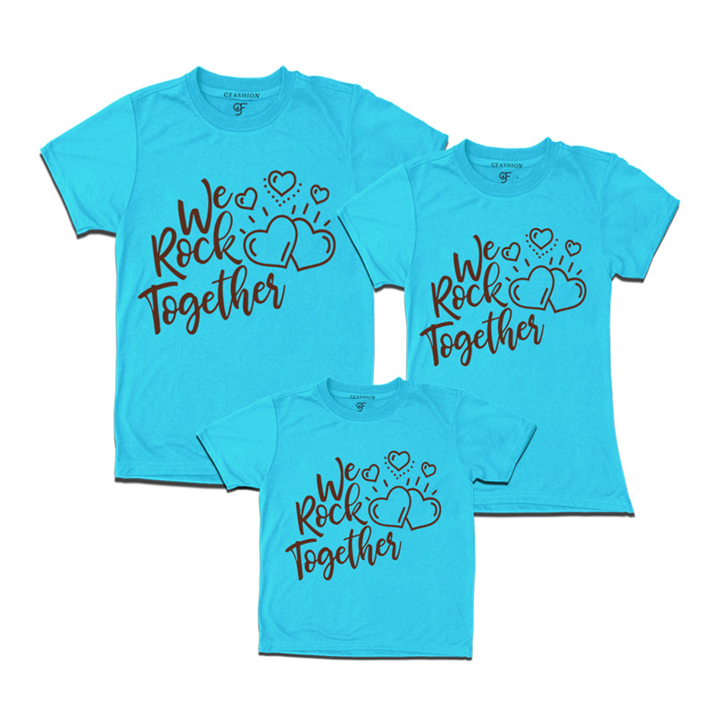 we rock together family t shirts