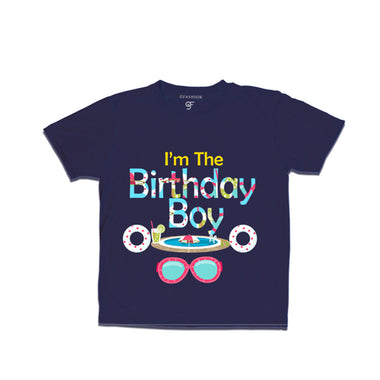 Pool Party theme Birthday Boy T-shirt