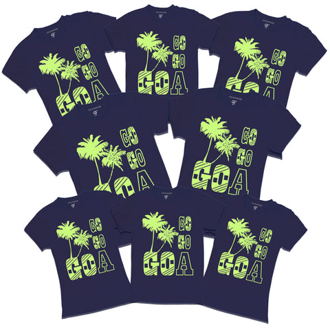 Go Go Goa T-shirts for Group in Navy Color available @ gfashion.jpg