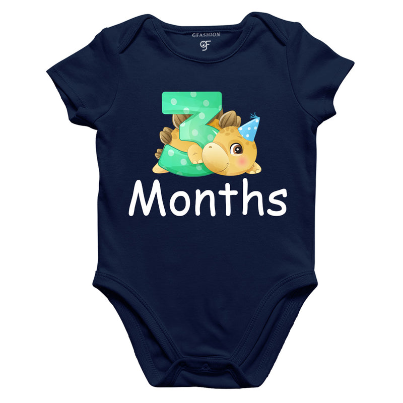 Three Month Baby BodySuit in Navy Color avilable @ gfashion.jpg