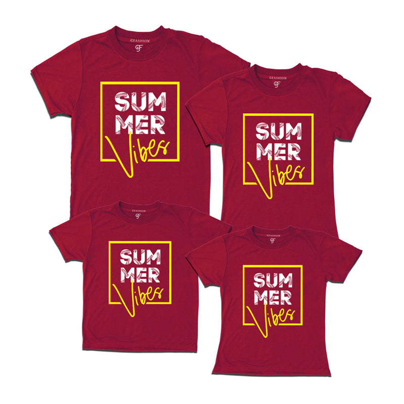 summer vibes vacation group tees