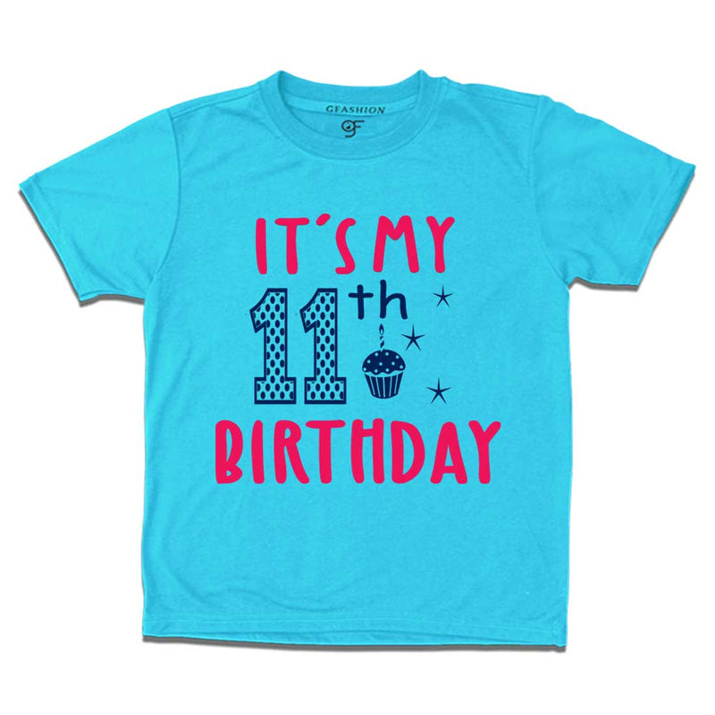 11th Birthday girl T-shirt