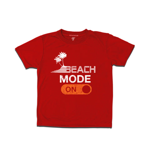 beach mode on boy t shirt