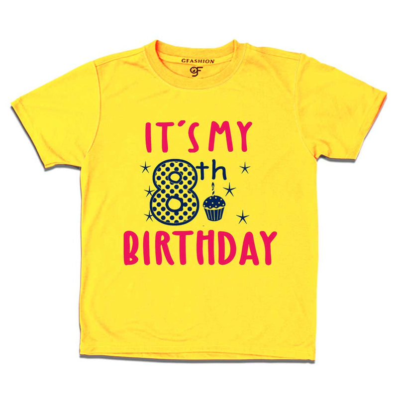8th Birthday Girl T-shirt