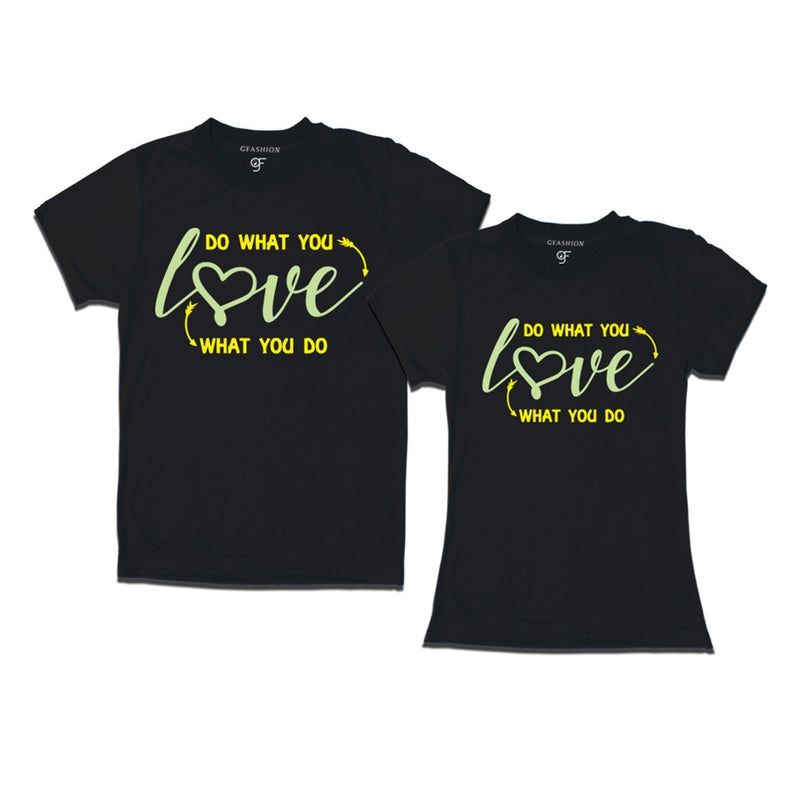 Love couple slogan t shirts