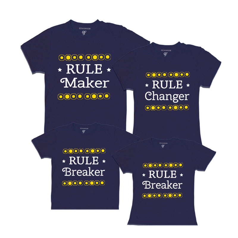 Rule Maker-Changer Breaker T-shirts For Family