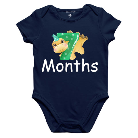 Seven Month Baby BodySuit in Navy Color avilable @ gfashion.jpg