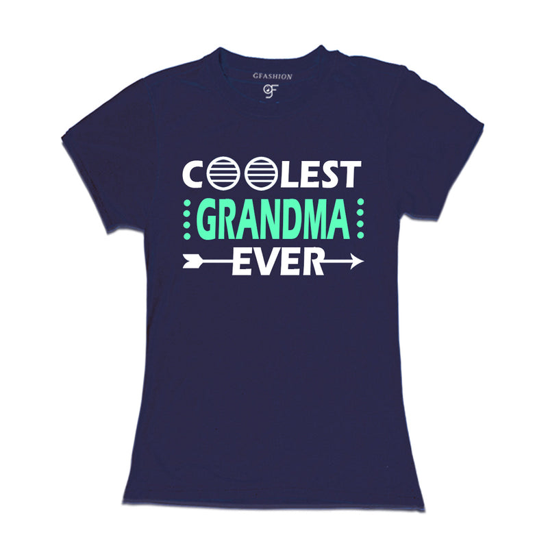 coolest grandma ever t shirts-navy-gfashion