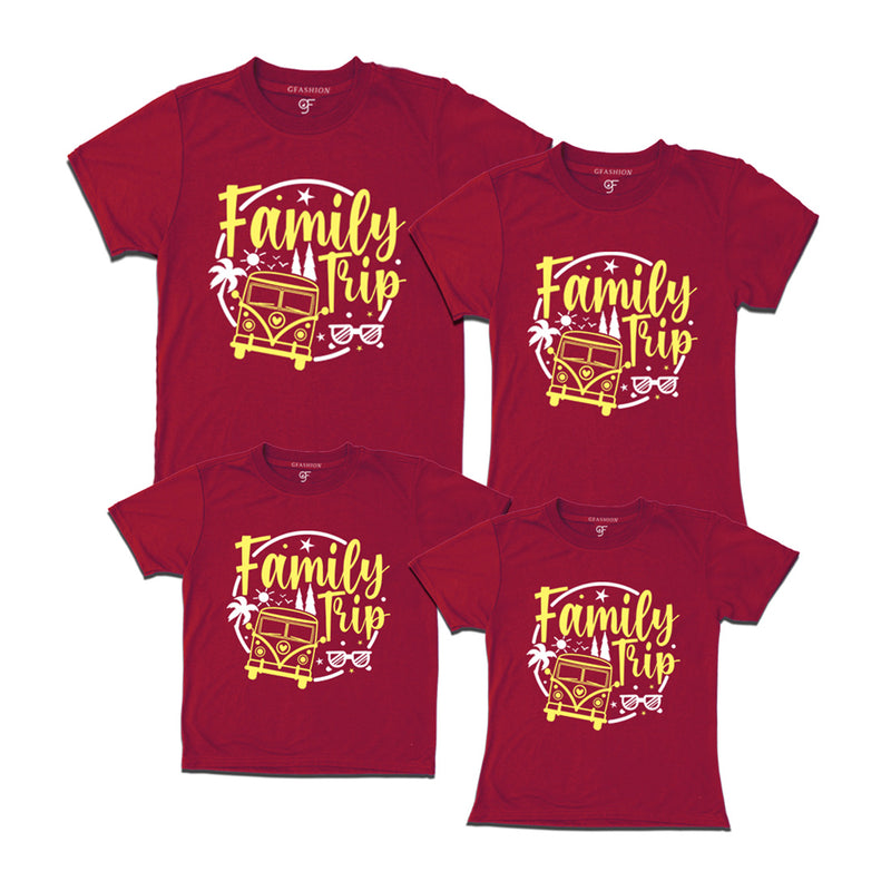 Family trip vacation group tees