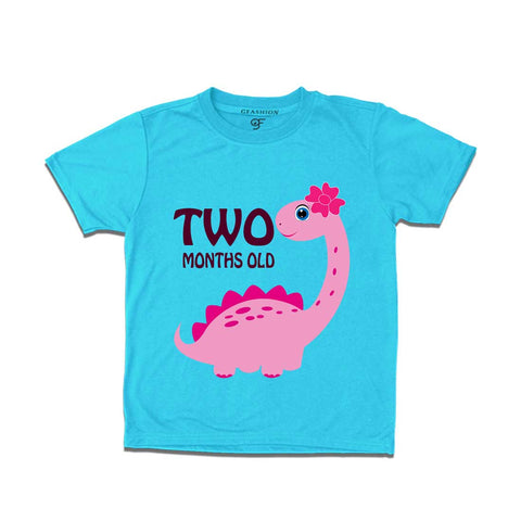 Two Month Old Baby T-shirt in Sky Blue Color avilable @ gfashion.jpg